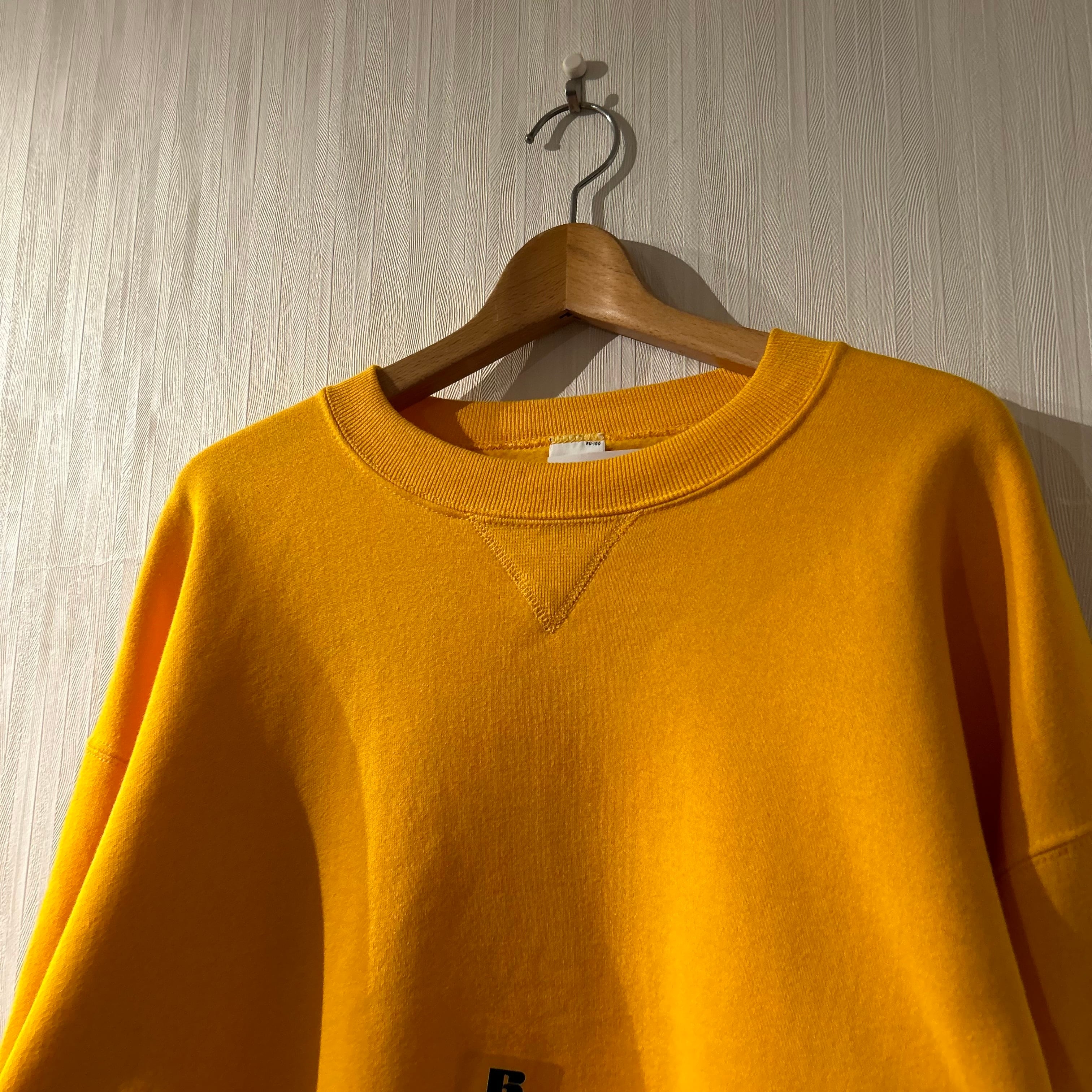 トップス 90s Dead Stock Russell Athletic Sweat Dead Stock!! 90s Russell Athletic Front V Plane Sweat 