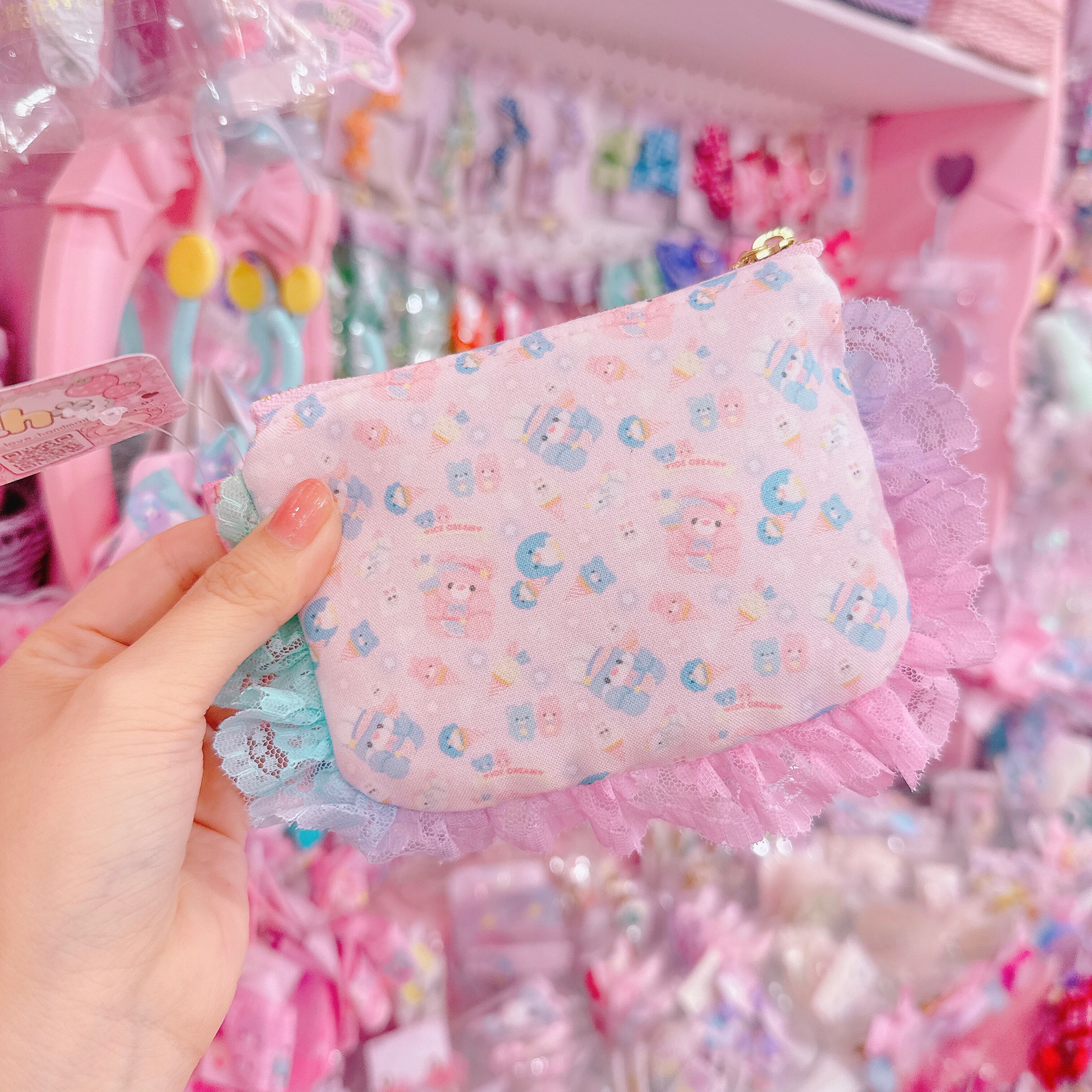 【N9】17-20フリルミニポーチ