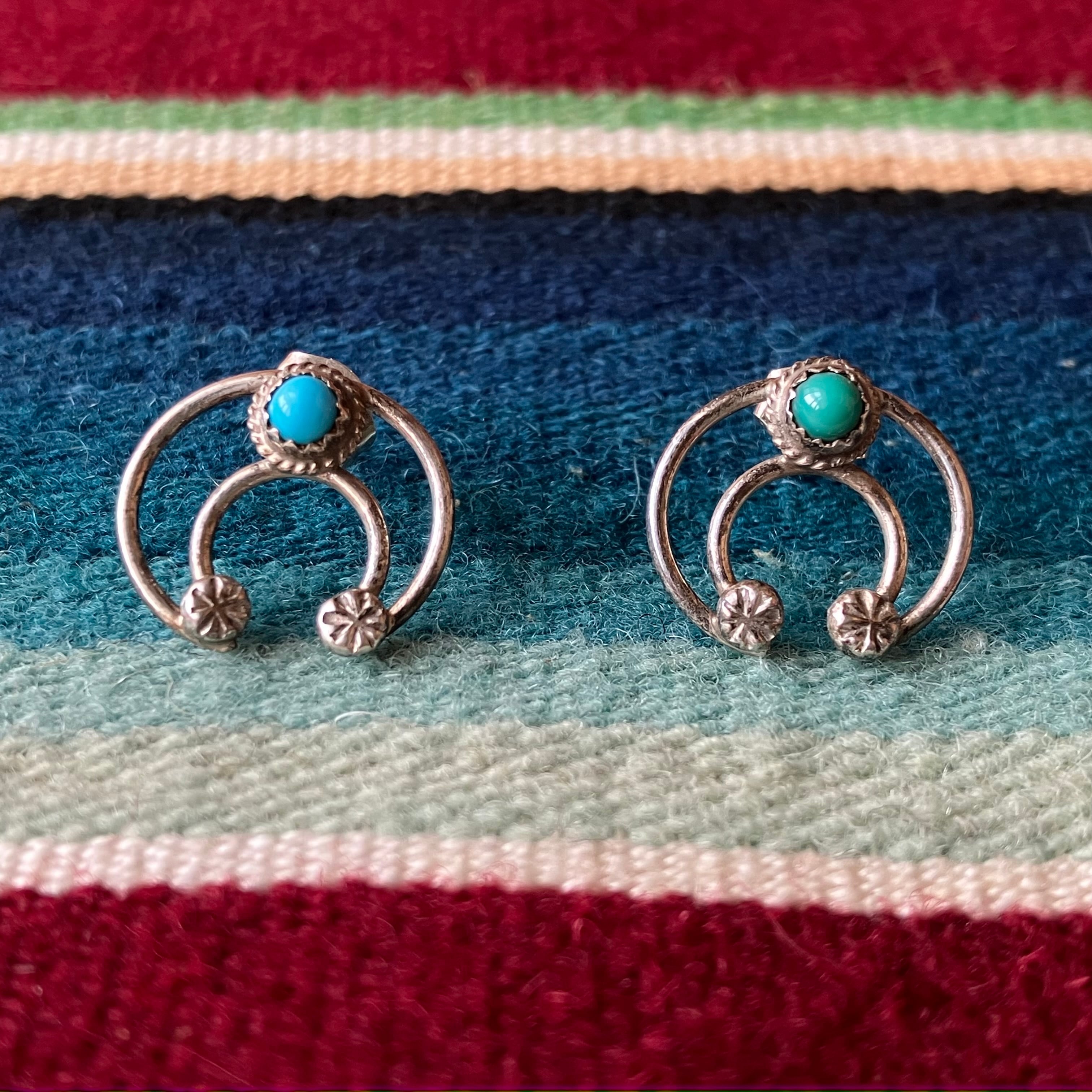 ズニ族 インディアンジュエリー ピアス ZUNI Indian jewelry pierce