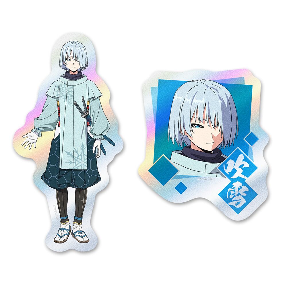 逃げ上手の若君 キャラキラステッカーセット 吹雪