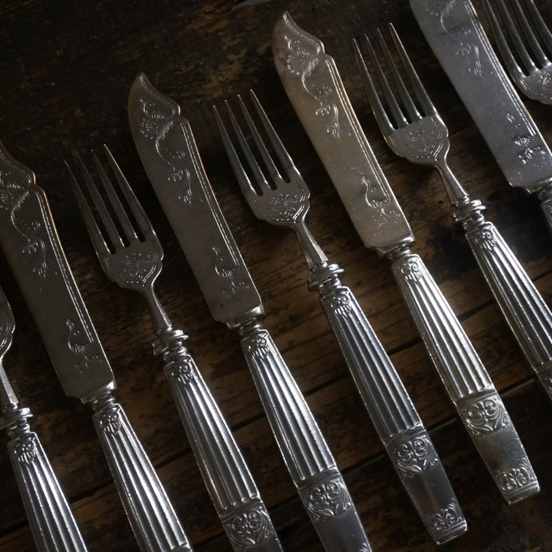 古い国産のフォーク&ナイフ | Konishi Koffee web shop