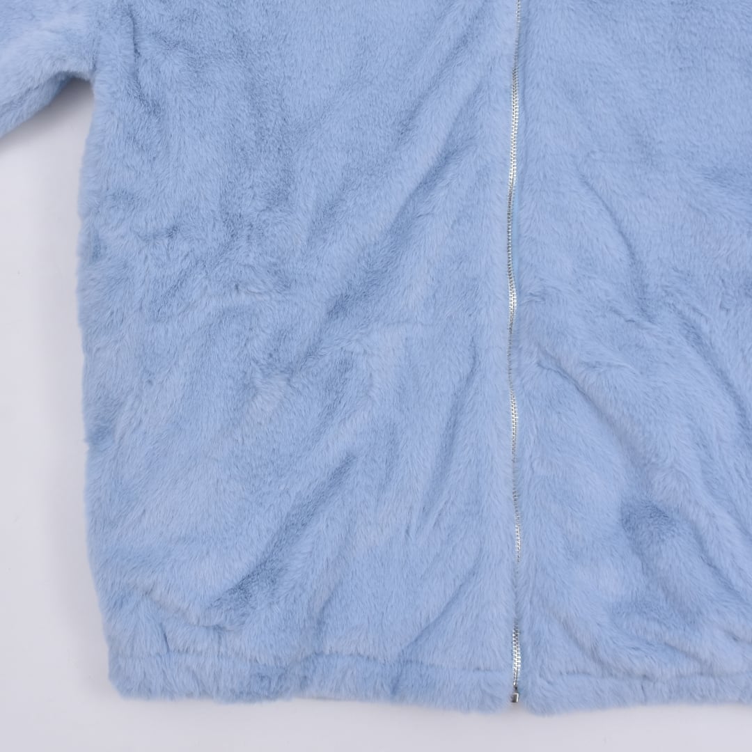 ふわもこ ネコ耳ファーBIGブルゾン(BLUE) | VOLCAN&APHRODITE ふわもこ ネコ耳ファーBIGブルゾン(BLUE) | VOLCAN&APHRODITE
