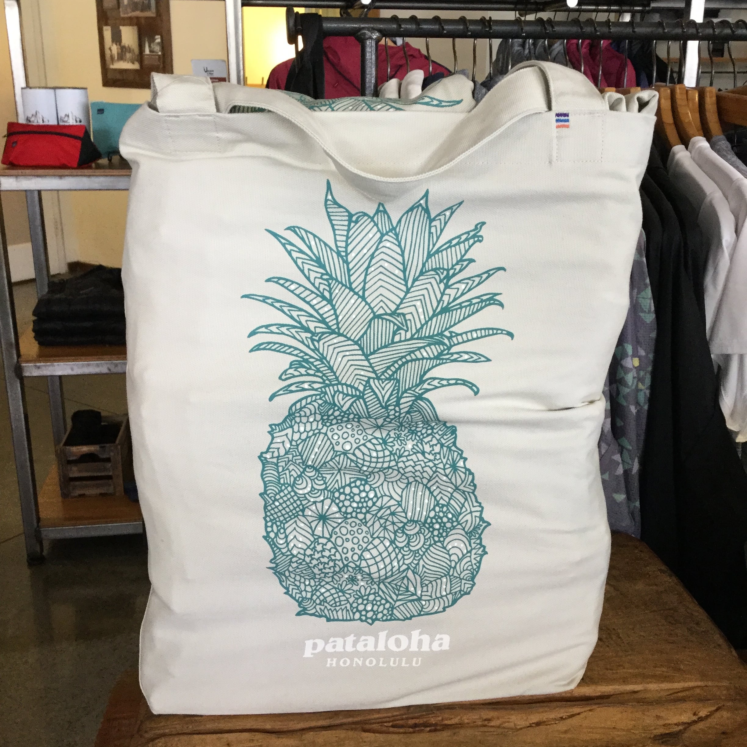 Patalohaパタロハ マーケットトートバッグ Tote Bag パイナップル Big Mahalo Honolulu