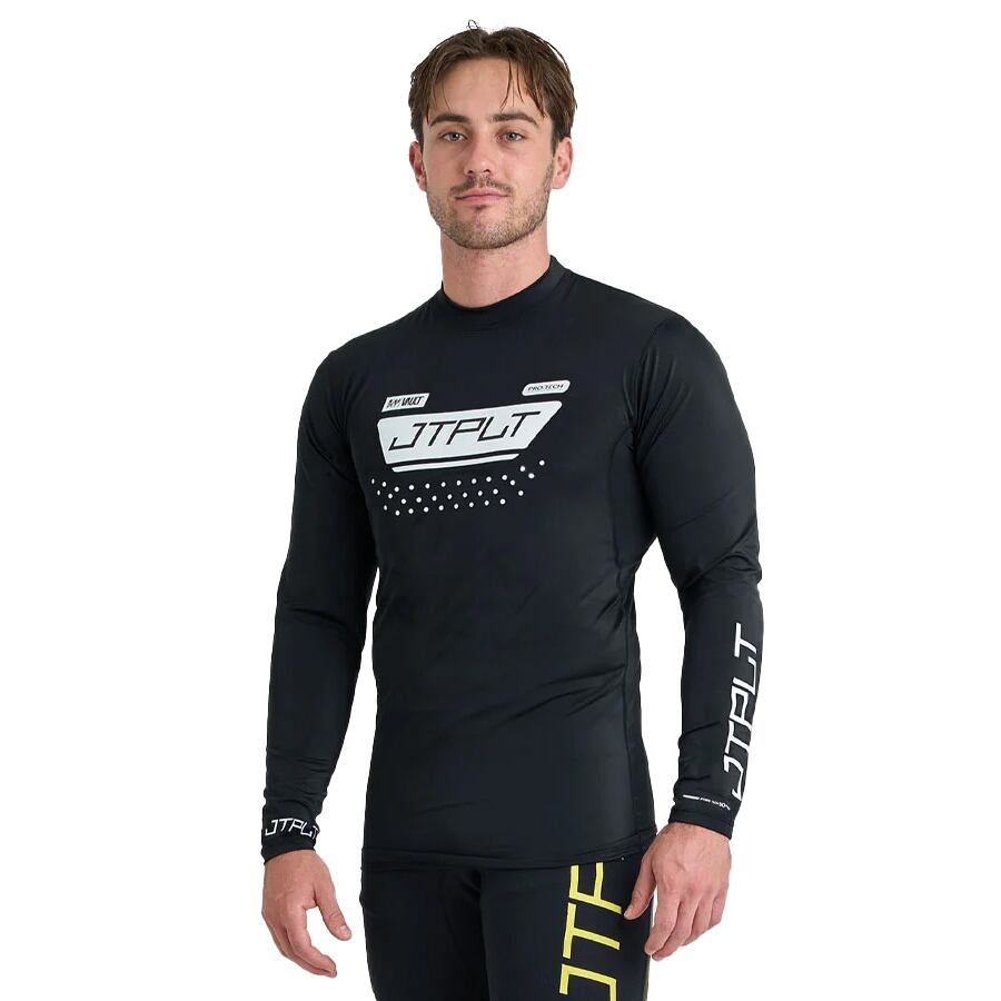 けむし RXボルト ロングスリーブ ラッシュ (JA25507) ー ブラック | JETPILOT
