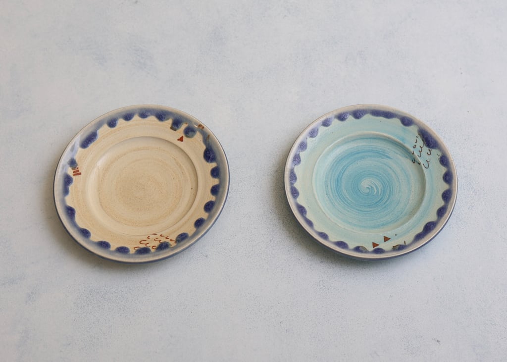 青海皿　5枚木箱付き　尼伊謹製 casa VIENTO 5寸皿 | Dear Okinawa,