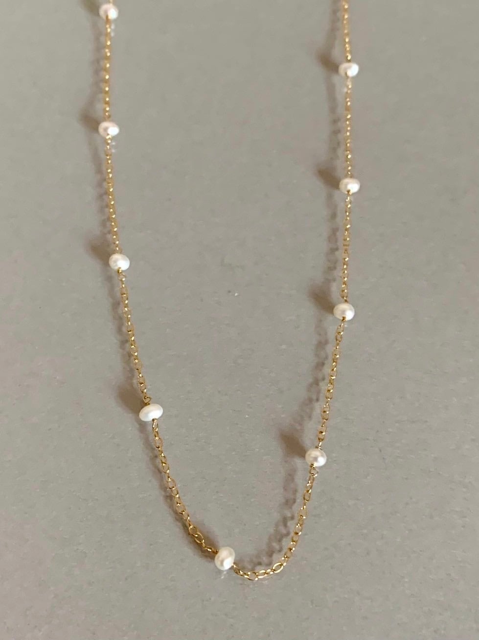 pearl chain necklace