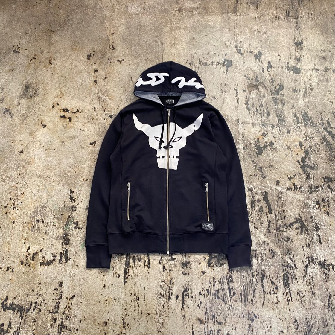 00s STUSSY × FUTURA COW LOGO ZIP HOODIE | PAY ID