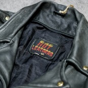 HOT LEATHER dark green riders jacket