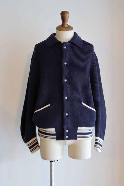 MEIAS " HARD WOOL STADIUM JACKET ( Navy )"