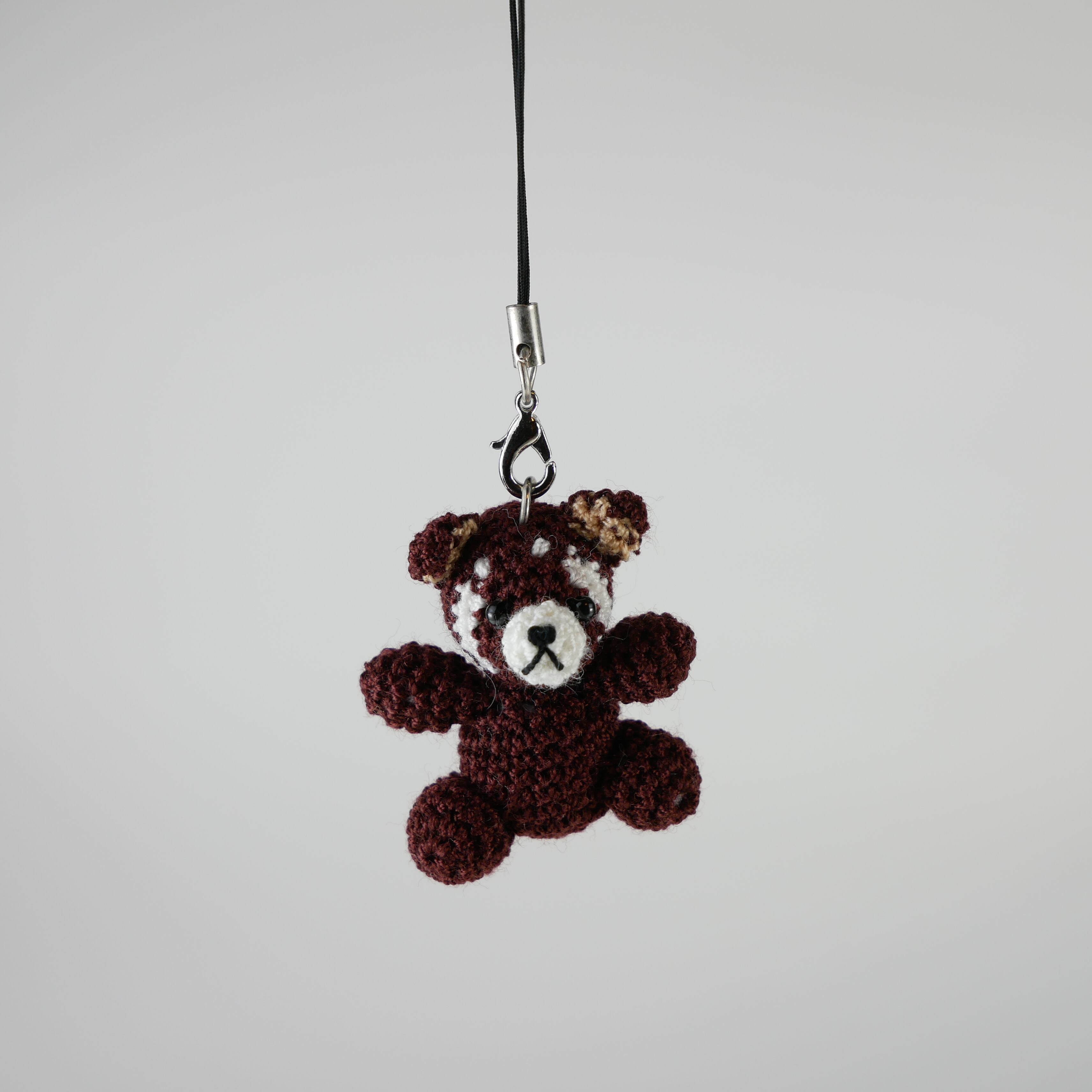 レッサーパンダ 編みぐるみストラップ | サファリマーケット