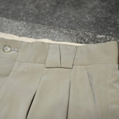 drape silhouette golf embroidery 2tuck slacks