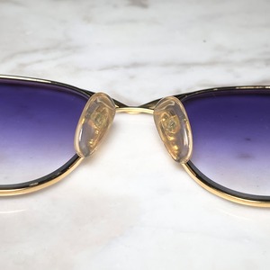 vintage FRED gold color frame glasses " JOYAU "