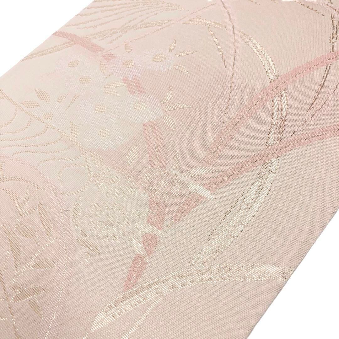 O-2706 夏帯 袋帯 鳥の子色 紗 曲線丸模様 - 通販 - hydro-mineral.net