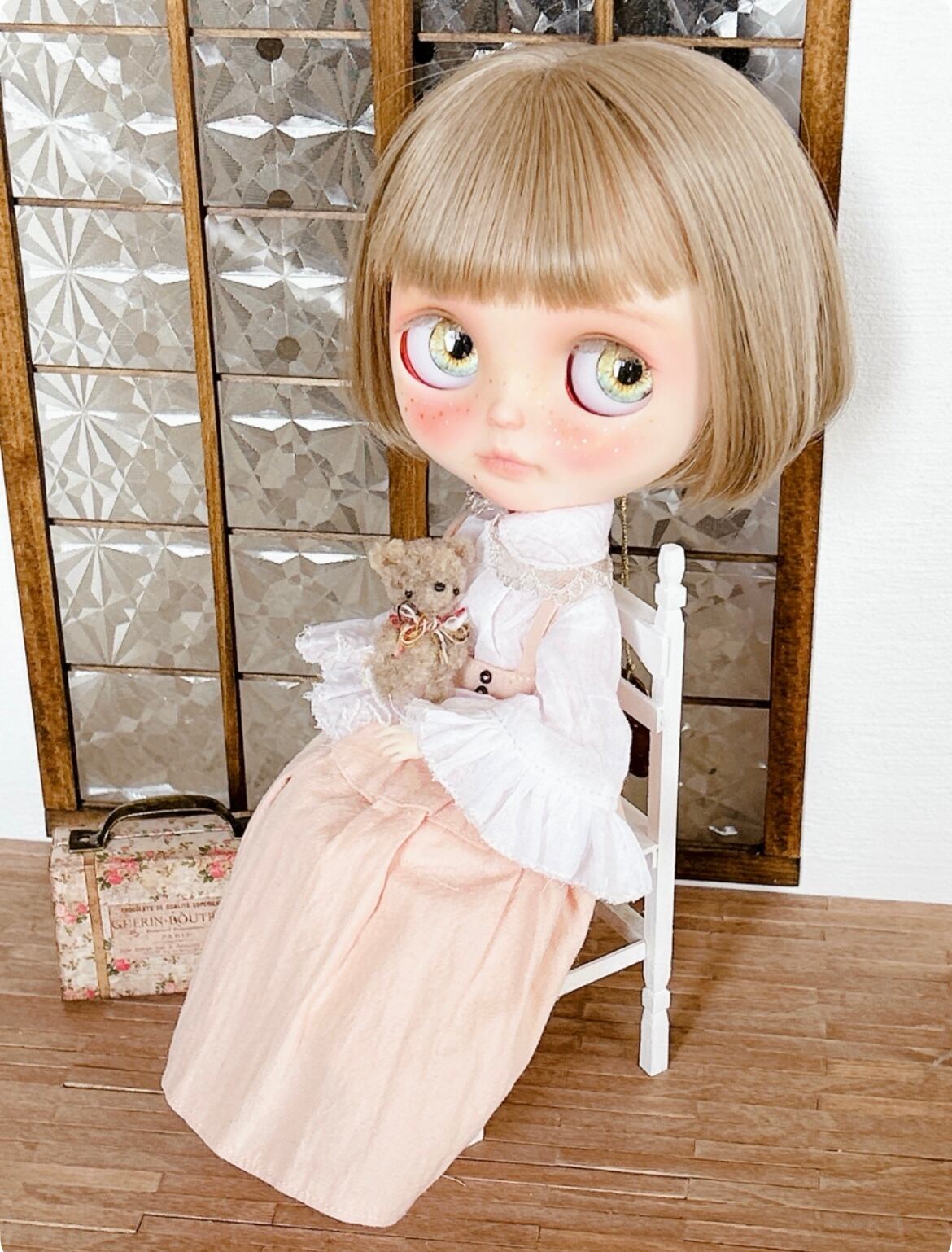 セット♡フランスアンティークなテーブル＆椅子セット | Latte DollHouse