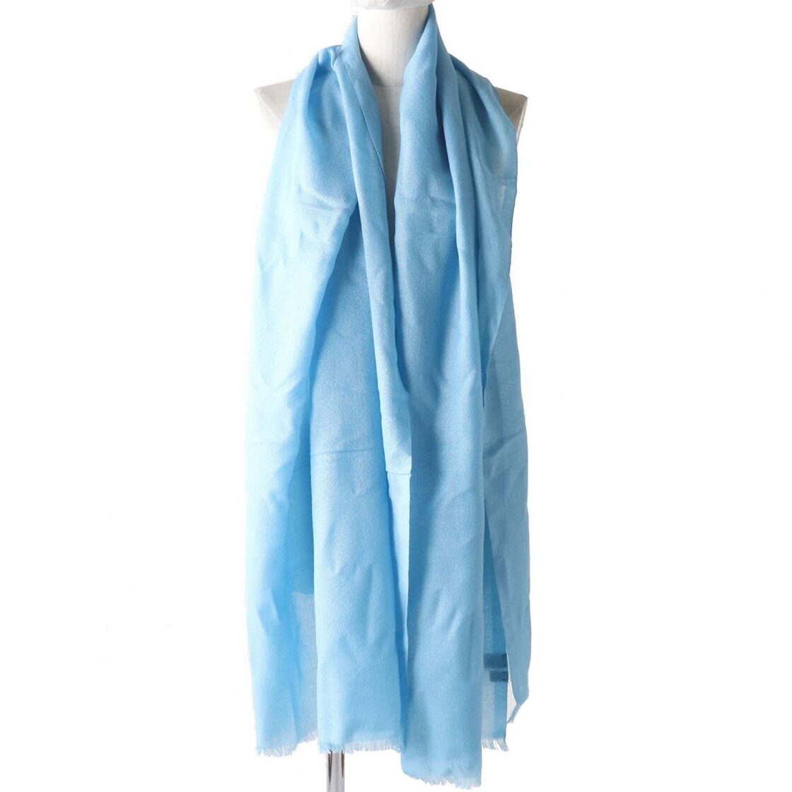 極美品◇上質◎ Loro Piana ロロピアーナ カシミヤ×シルク 大判タイプ 
