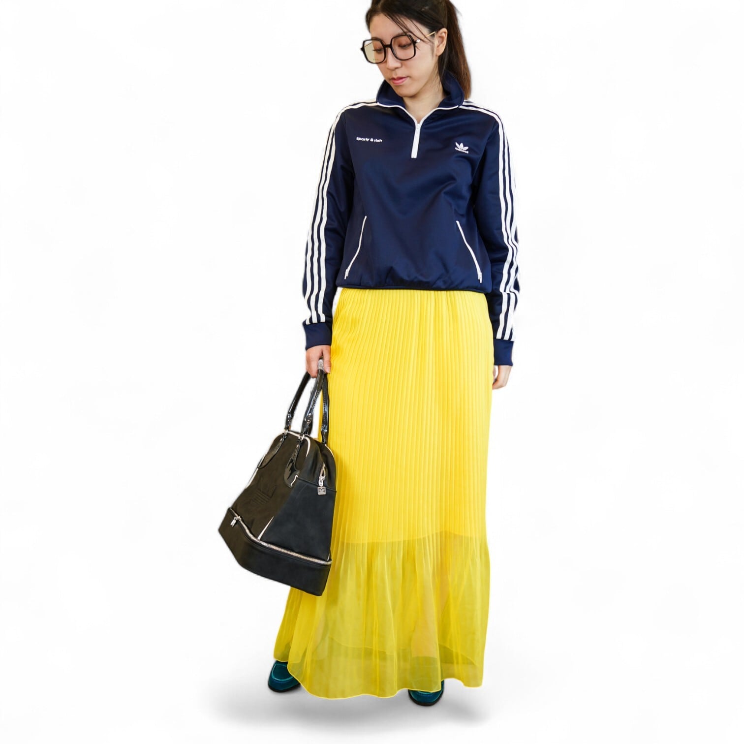 新品 ADIDAS sporty&rich ハーフジップ ジャージ 3XL 緑 新品 ADIDAS sporty&rich ハーフジップ ジャージ 3XL 緑