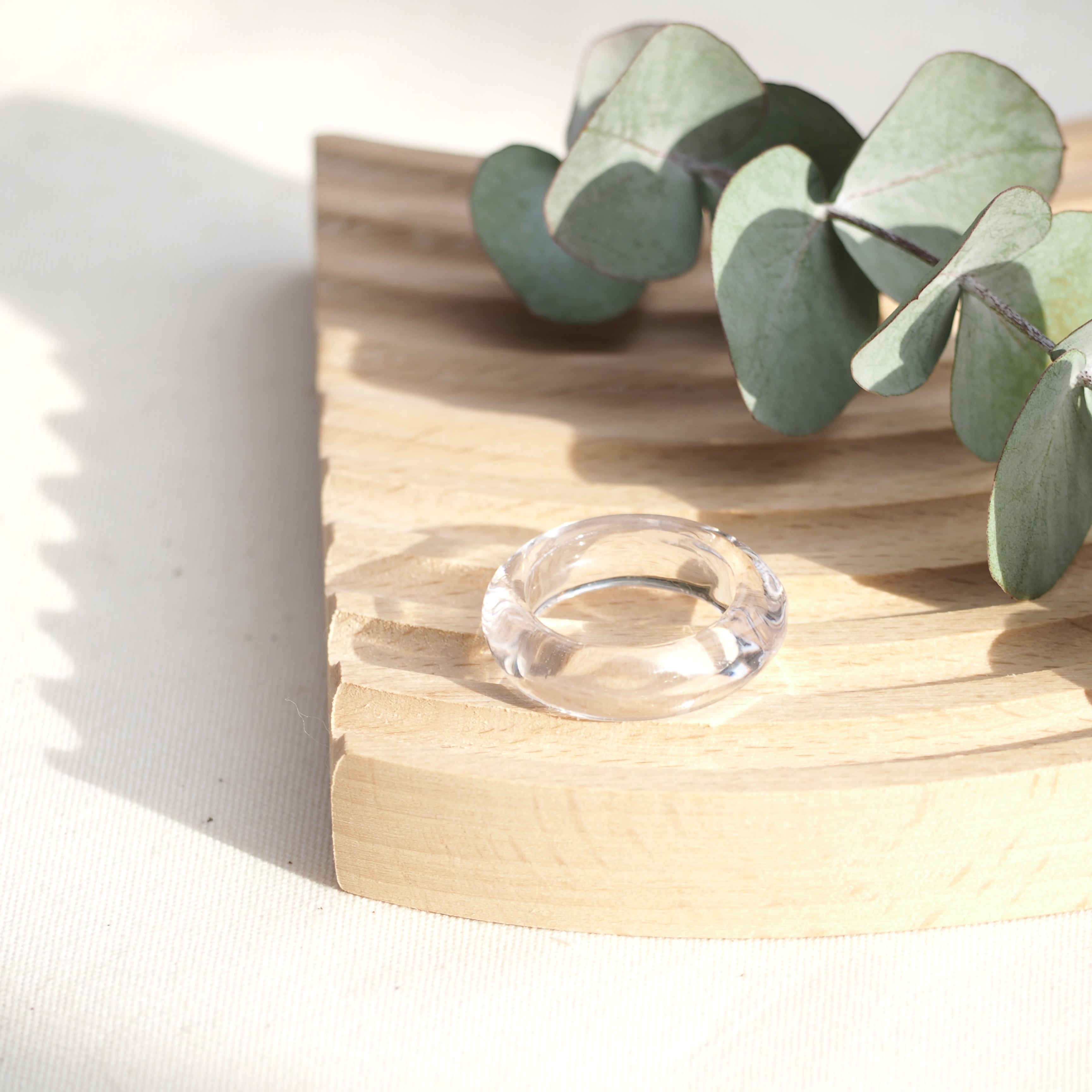 クリアリング | Knot -ドライフラワーを使ったハンドメイドアクセサリー -