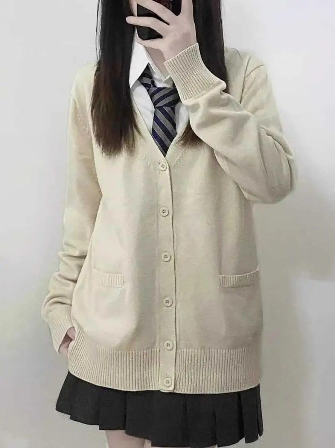 和風 JK 制服ニットカーディガンプレッピー甘い学用品セーター多用途 