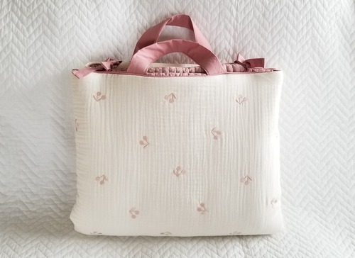 ★即納★お昼寝布団《ガーゼチェリー》敷きパッド