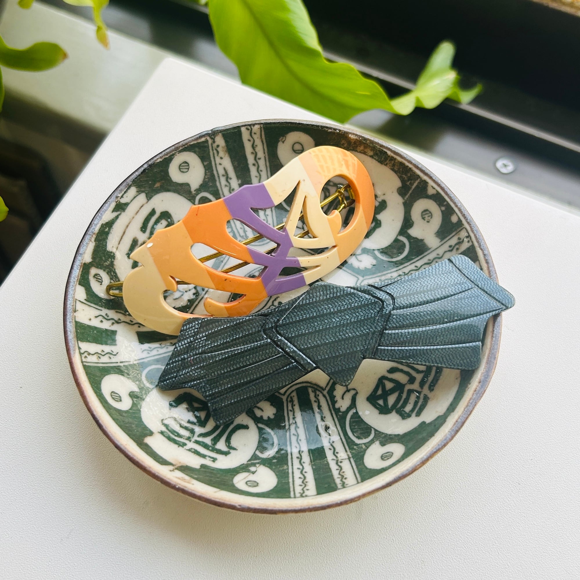 明治大正【福】印版小皿 | Milo Antiques & Vintage