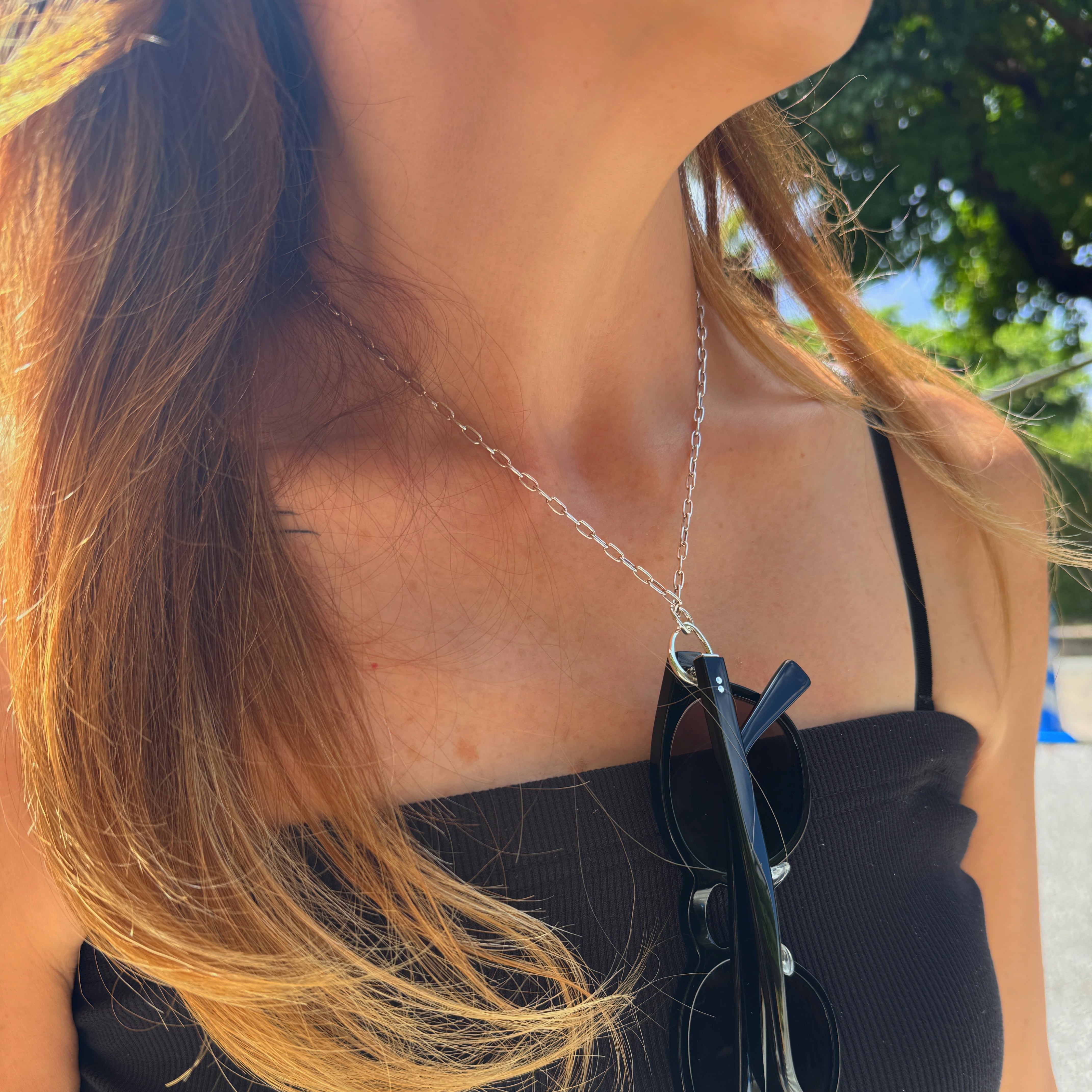 再入荷】グラス / 老眼鏡 ホルダーシルバーオンリー ペンダント トップ