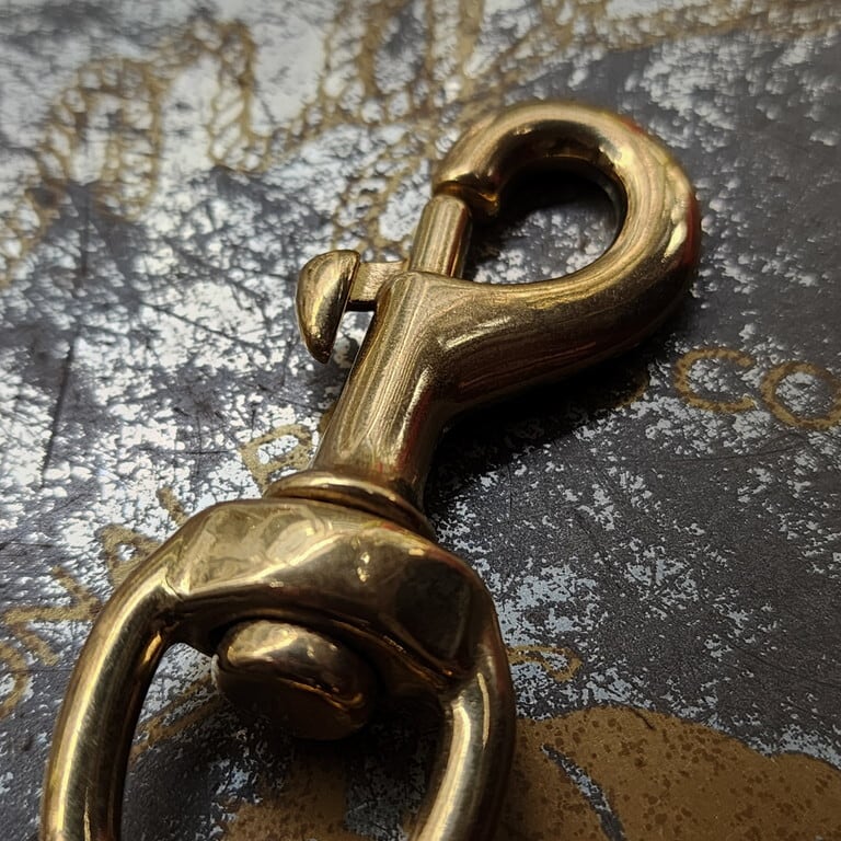 真鍮 ブラス キーホルダー キーリング アメカジ / BRASS key holder