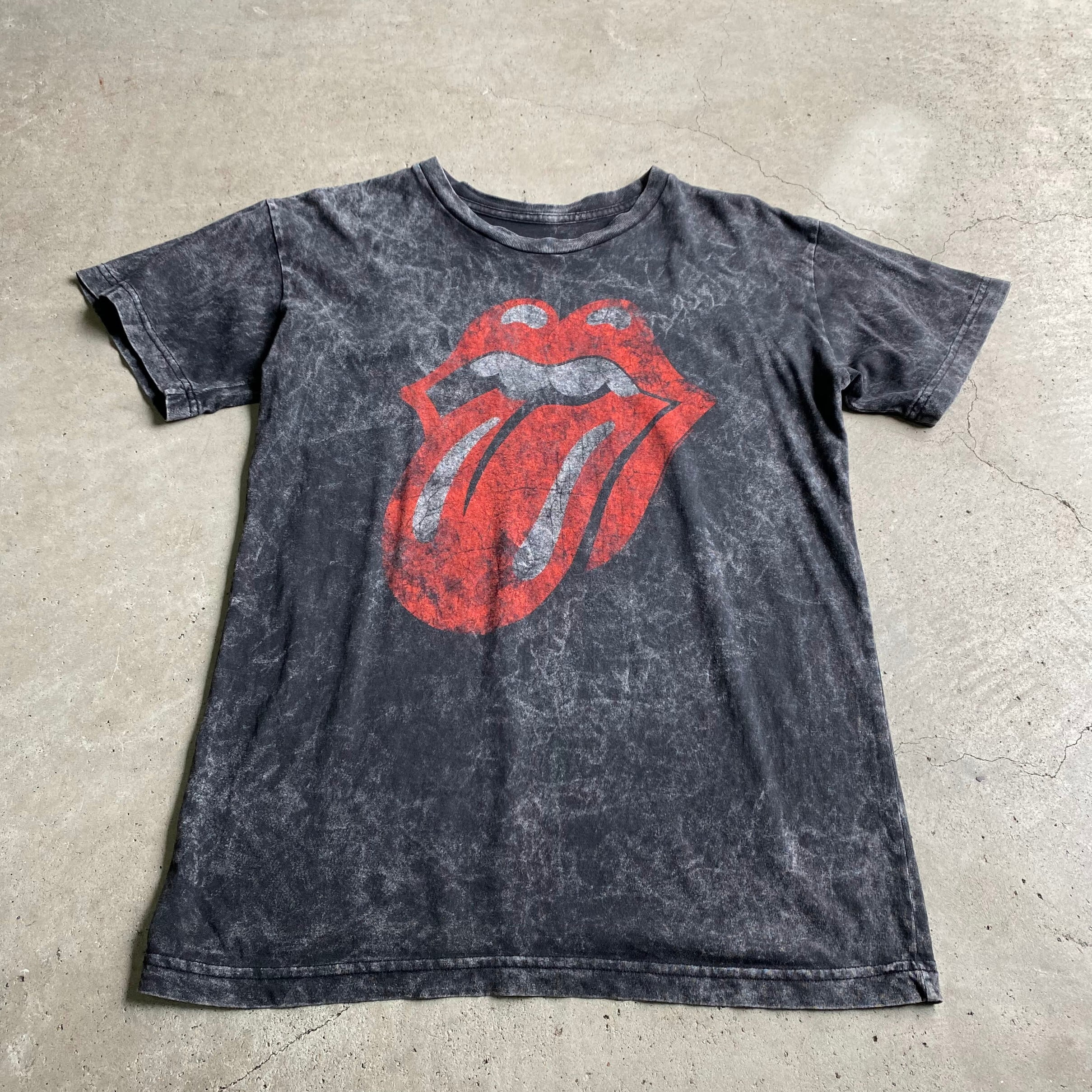 ローリングストーンズ US製古着 ヴィンテージ Tシャツ タイダイ Lサイズ d The Rolling Stones ローリングストーンズ タイダイ ロゴプリントT
