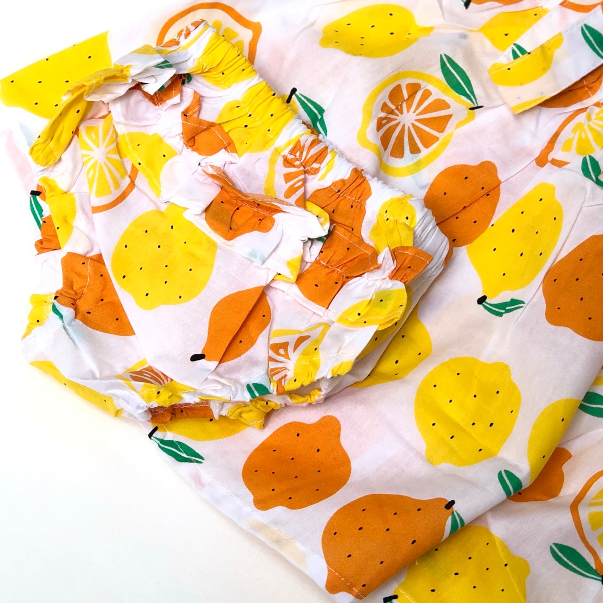 レモン柄ワンピース パンツセット | TanTon 〜海外子供服セレクト