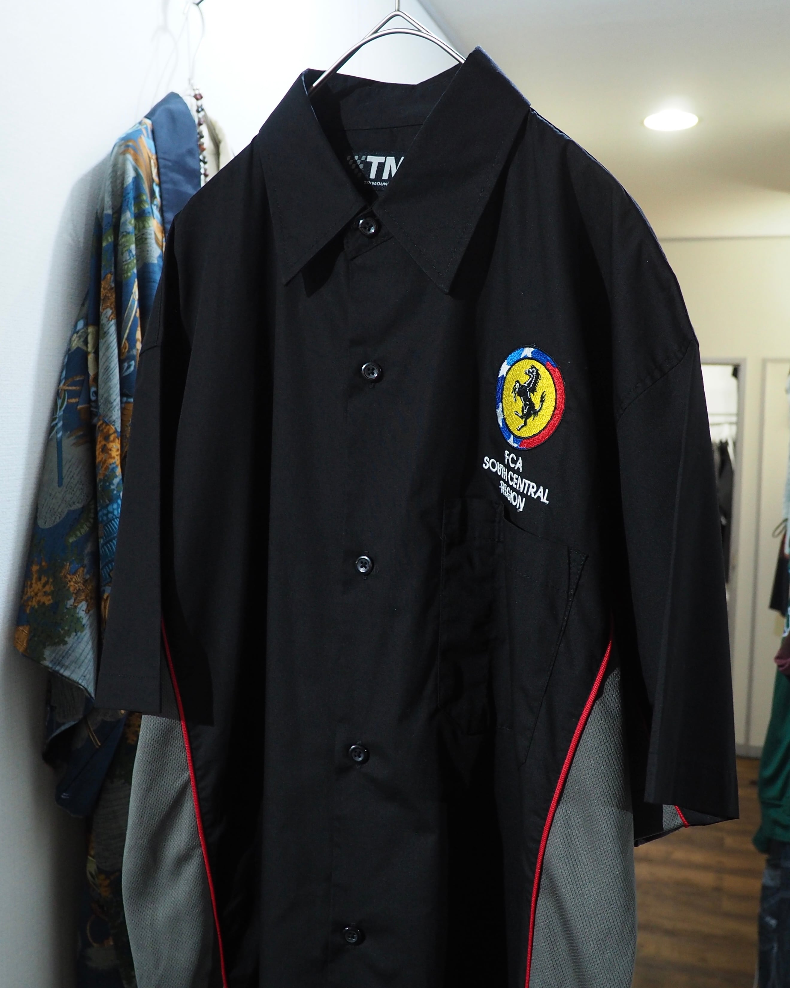 ” Ferrari ” Prancing Horse logo Embroidery SS Race shirt