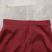 社交ダンス 衣装 Chacott チャコット ボトムス ズボン パンツ レッスンウェア レッド系 日本製 透け感 裾フリル メロウ レッスン 練習 練習着 華やか 鮮やか かわいい おしゃれ 上品 大人っぽい 軽やか