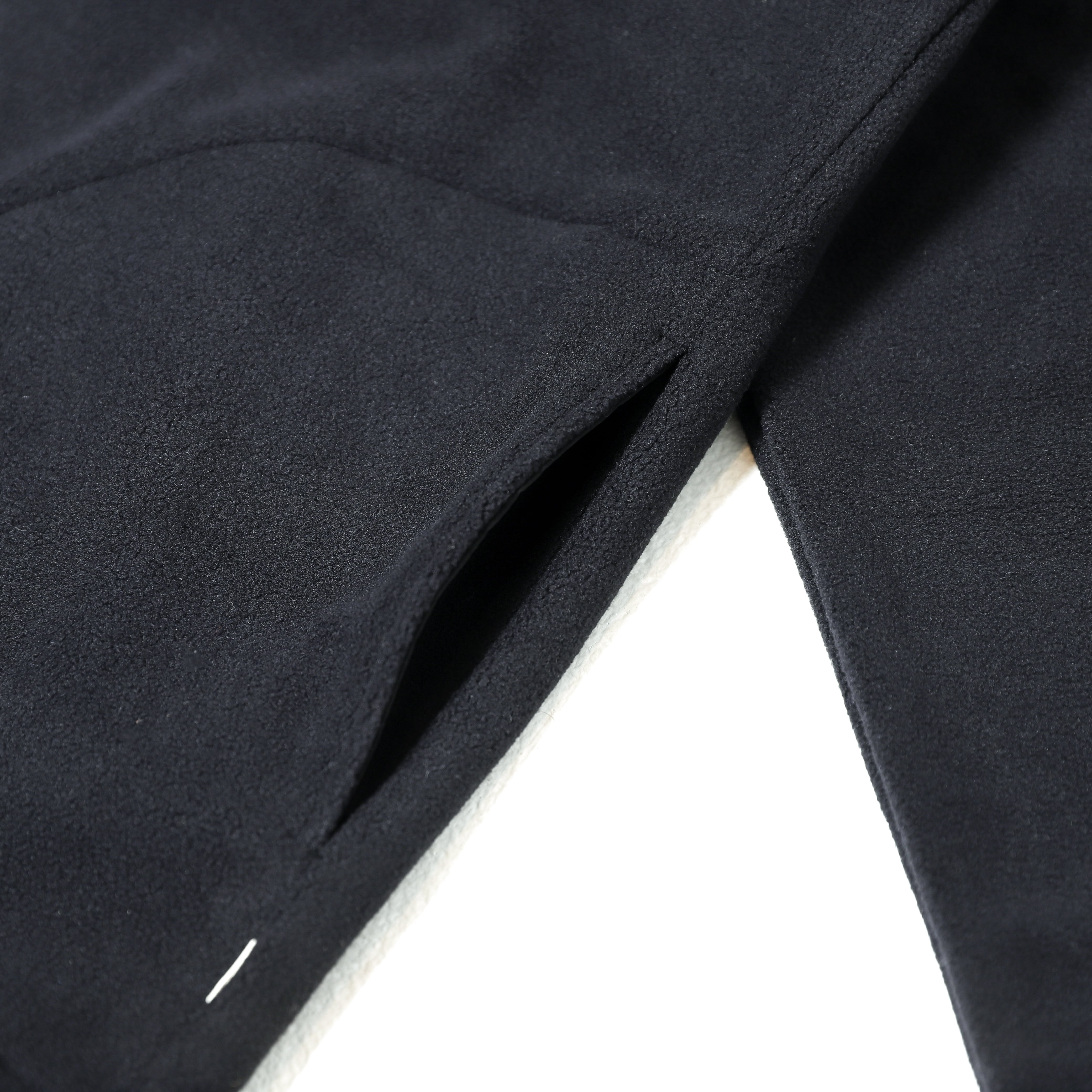 Micro Fleece Nylon Combination P/O Jacket | OVY Micro Fleece Nylon Combination P/O Jacket | OVY