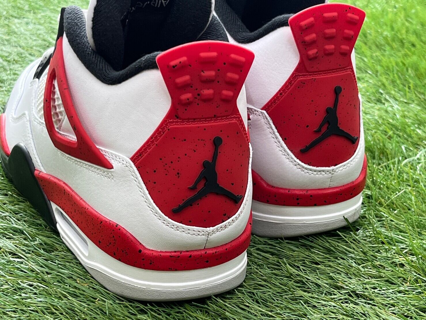 NIKE AIR JORDAN 4 RETRO RED CEMENT DH6927-161 28cm 41472 | BRAND  