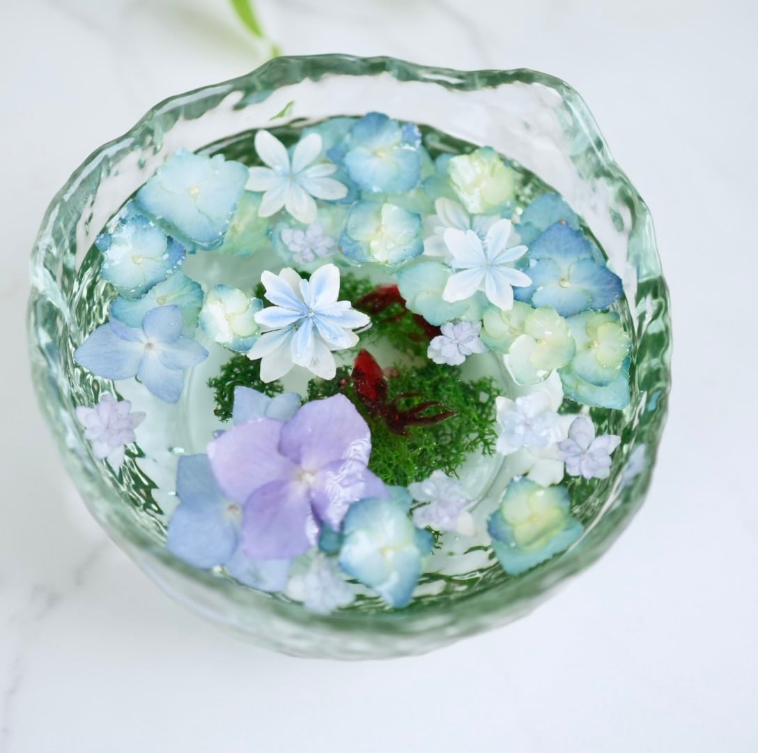 明華さまお取り置きリメイク鉢ぽってりタイプ 紫色のお花と 明華さまお取り置きリメイク鉢ぽってりタイプ 紫色のお花と