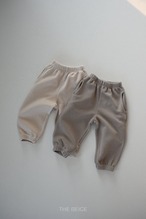《予約》 the beige スパンジョガーパンツ