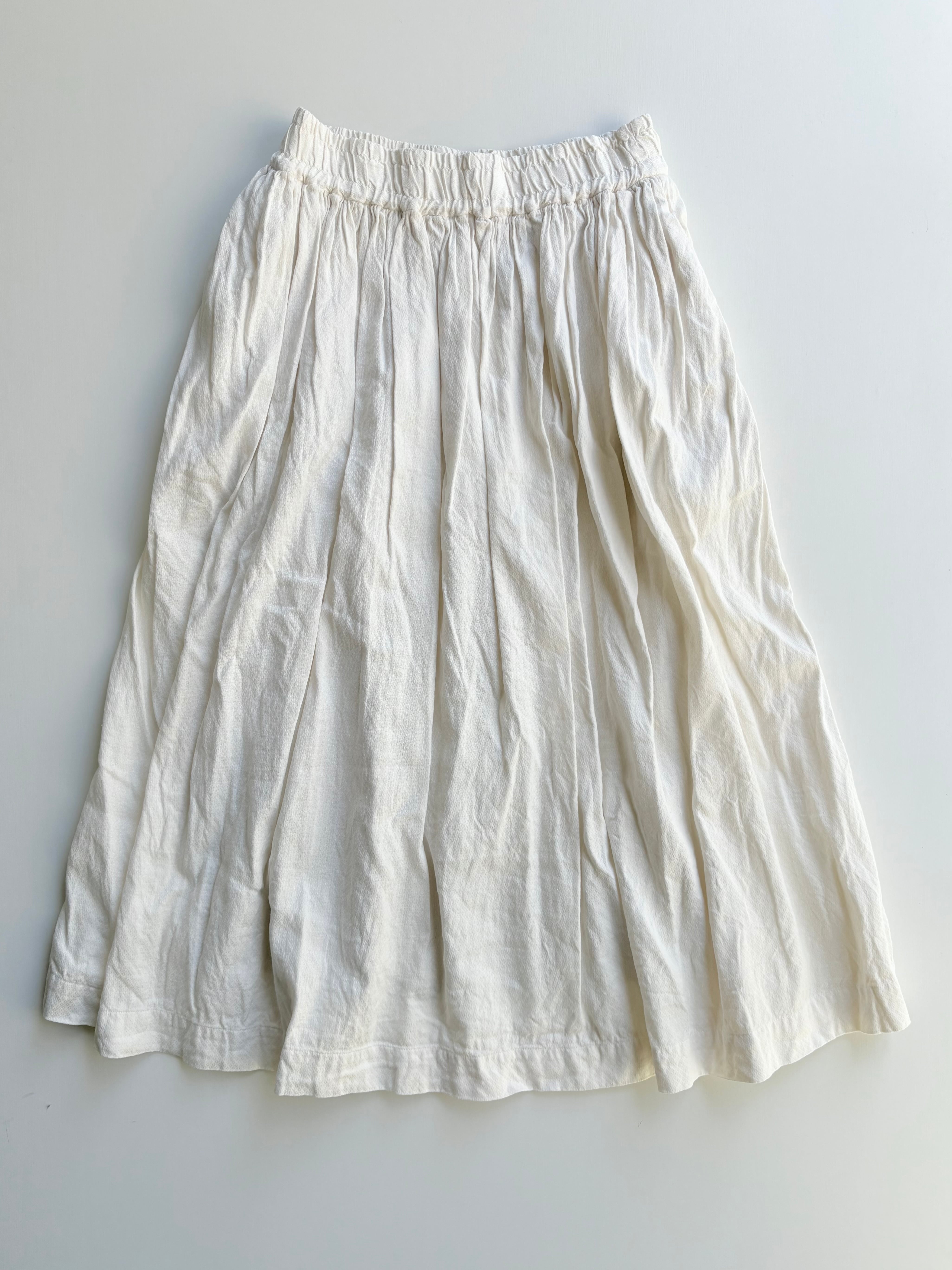 Gauze#】ANTIQUE JACQUARD GATHER SKIRT［G1113］ガーゼ | 余韻の時間