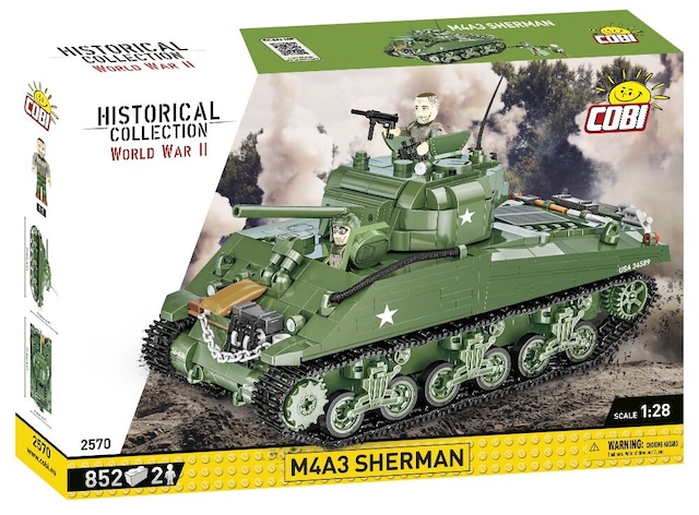 COBI #2569 M4A3シャーマン+T34 カリオペ (Sherman M4A3 T-34 Calliope)