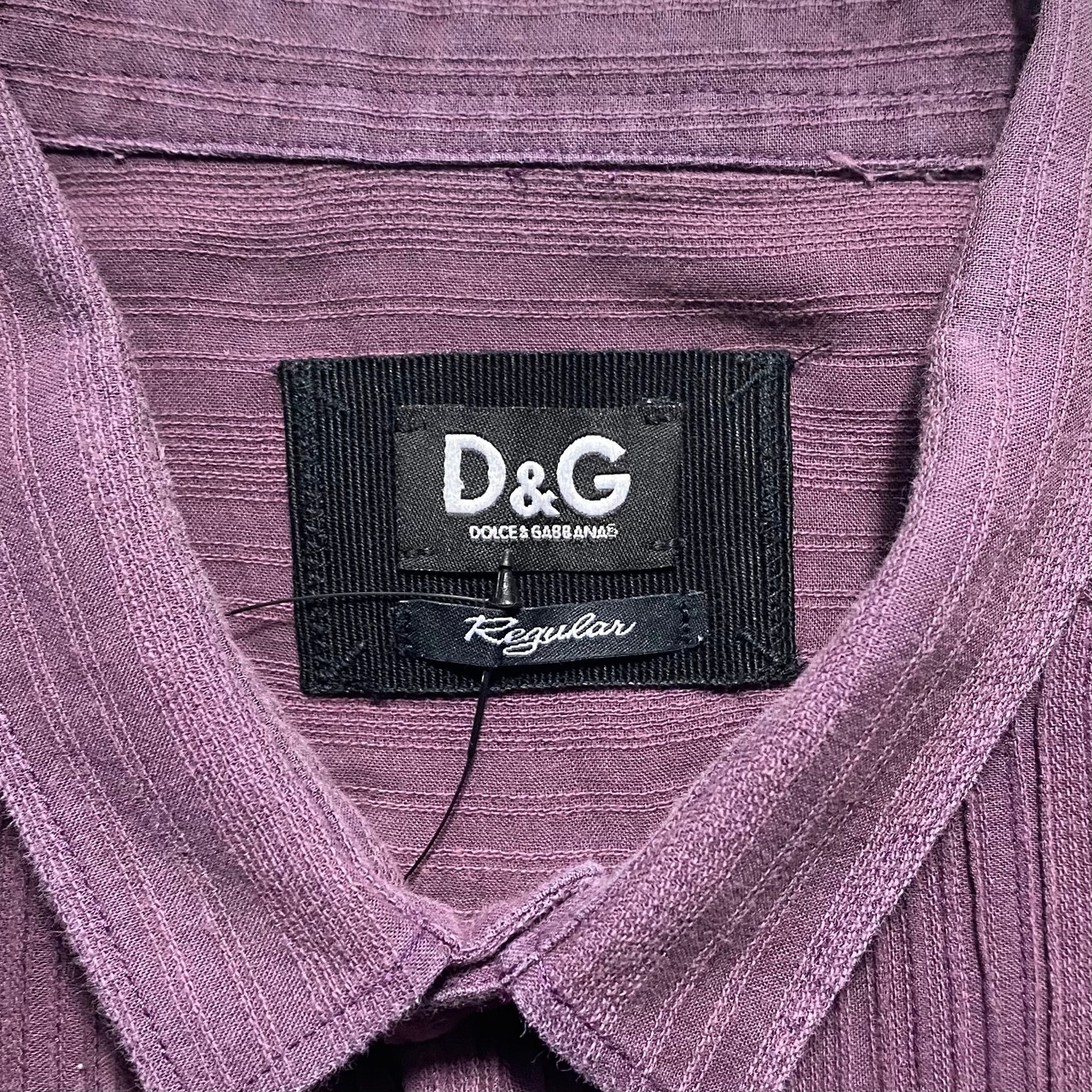 D&G pleats gauze shirt
