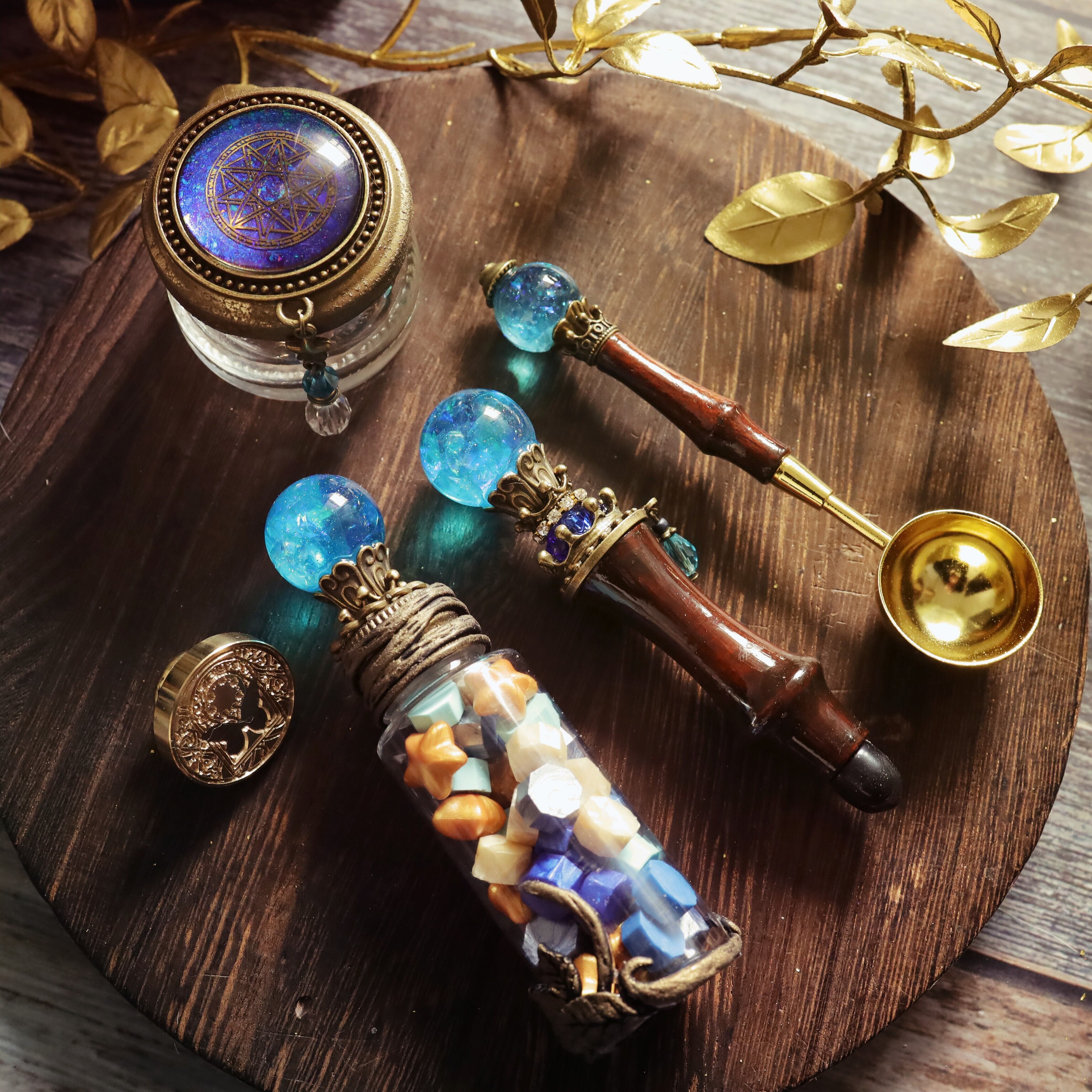 宝石の森のシーリングワックスセット | Early Moon Magic Equipment Shop