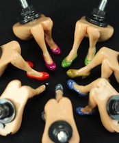 LOVELYPINS NumberBolt /Sexy Lady - レッド