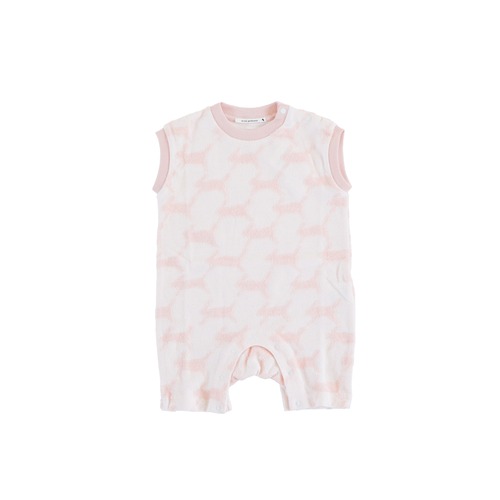 mina perhonen /  run run run ロンパース / light pink / 70,80cm