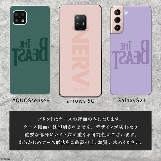 EVANGELION CLEAR MOBILE CASE＜BEAST(BLUE)＞