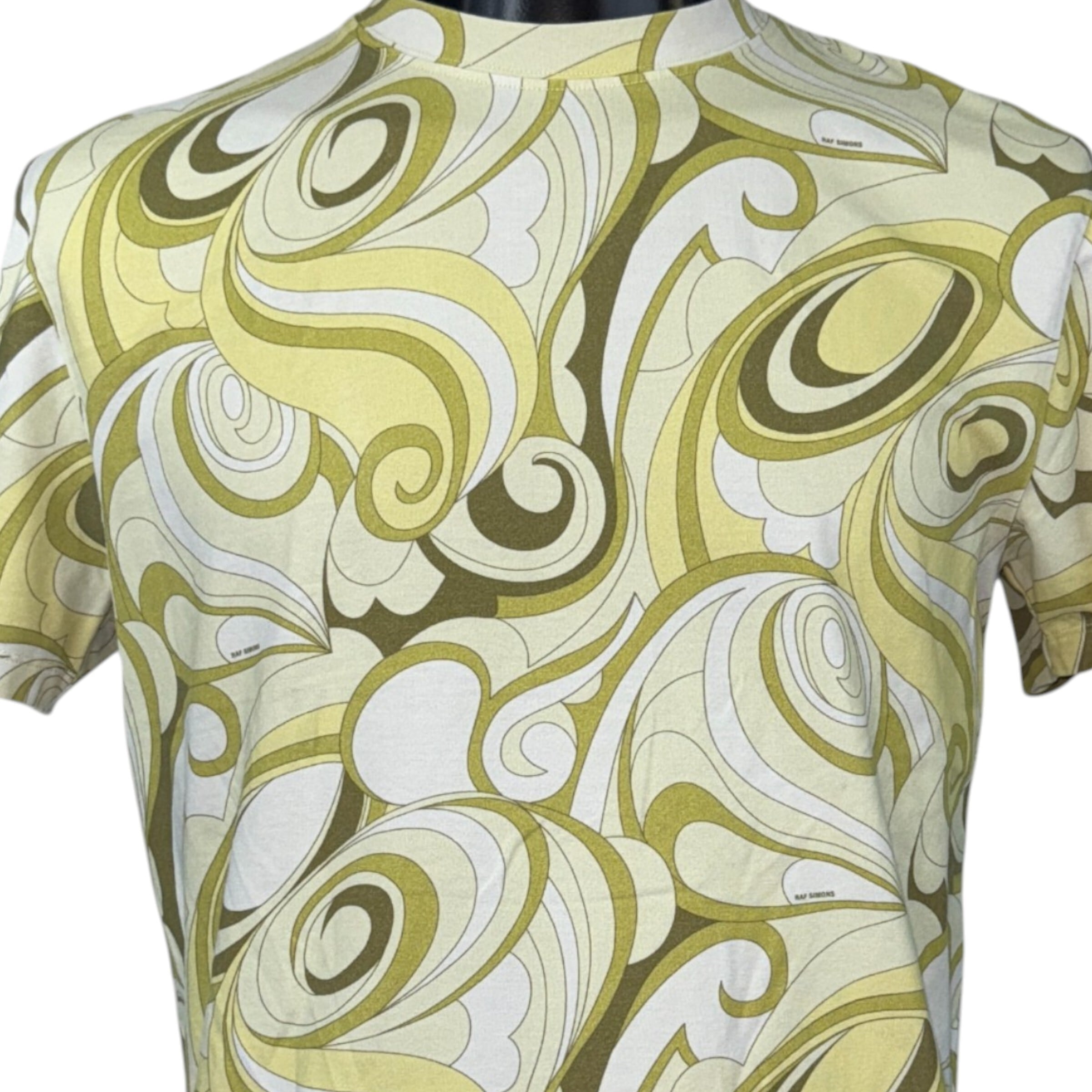 RAF SIMONS】ラフシモンズ 21SS アブストラクトアートプリント Tシャツ