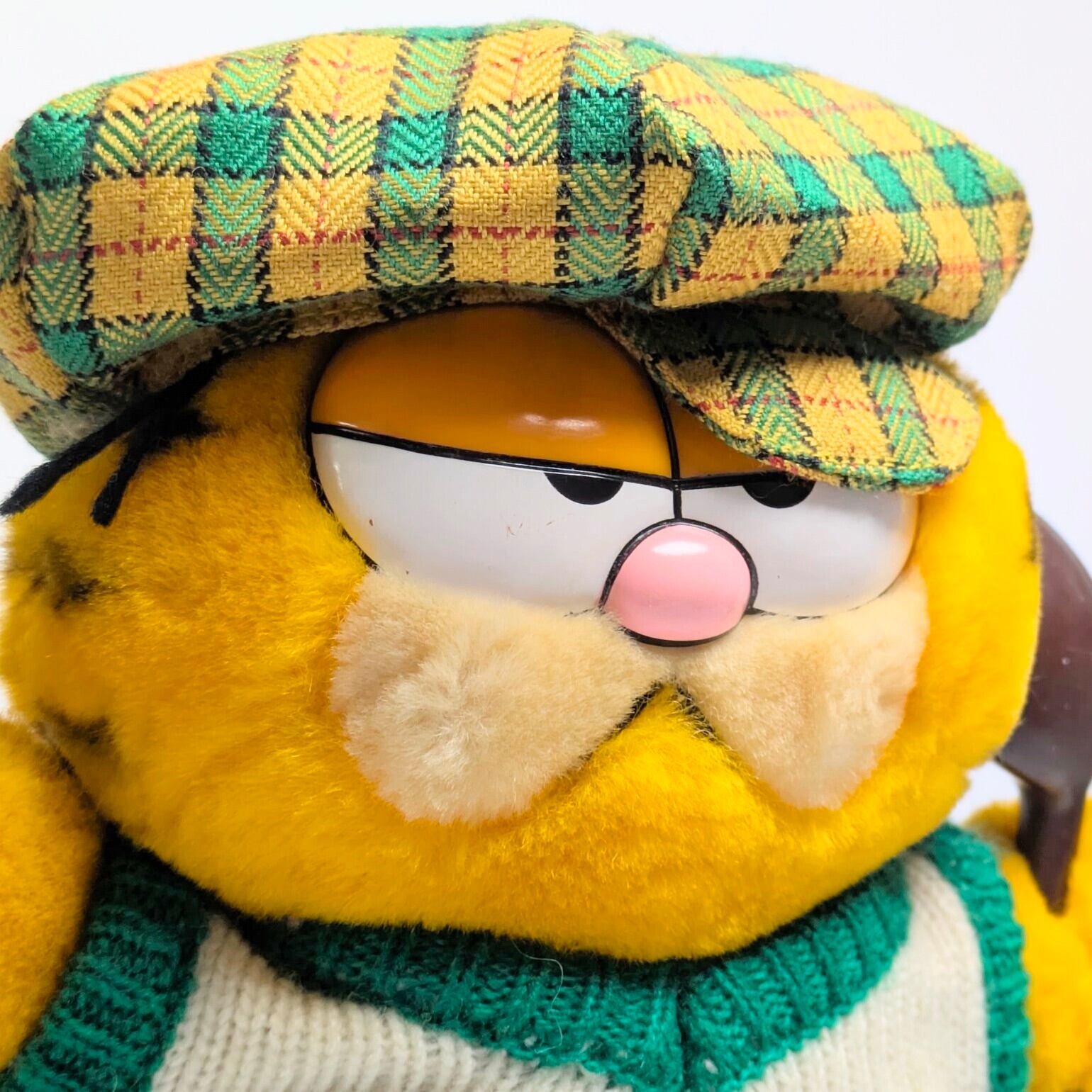 ☆ VINTAGE 1980年代初期 ☆【 Garfield ( ガーフィールド ) 】『 ガーフィールドGOLF 』ぬいぐるみ プラッシュ plush 1980年代年製 〚アメリカン雑貨 アメトイ〛