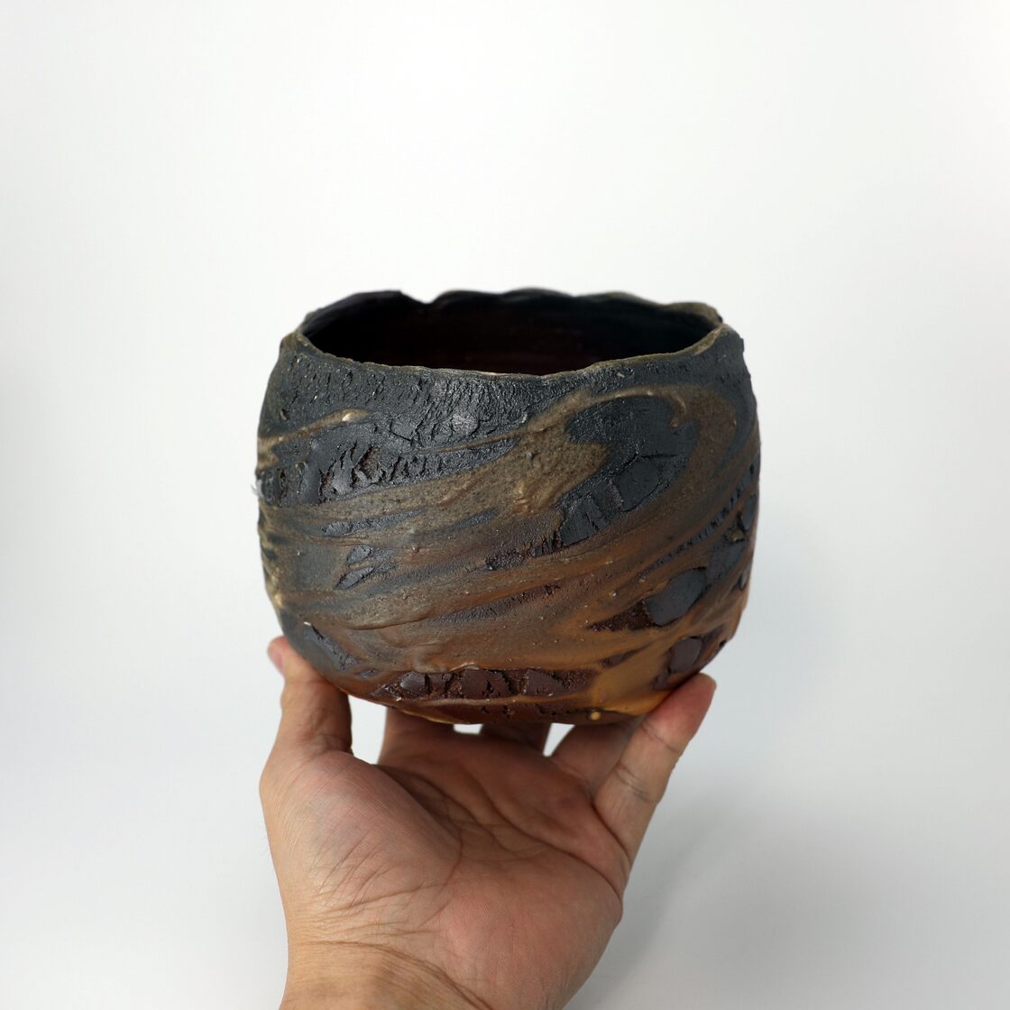 a0043 japots 第一弾 備前焼作家石田和也の作品中鉢 | Pay ID
