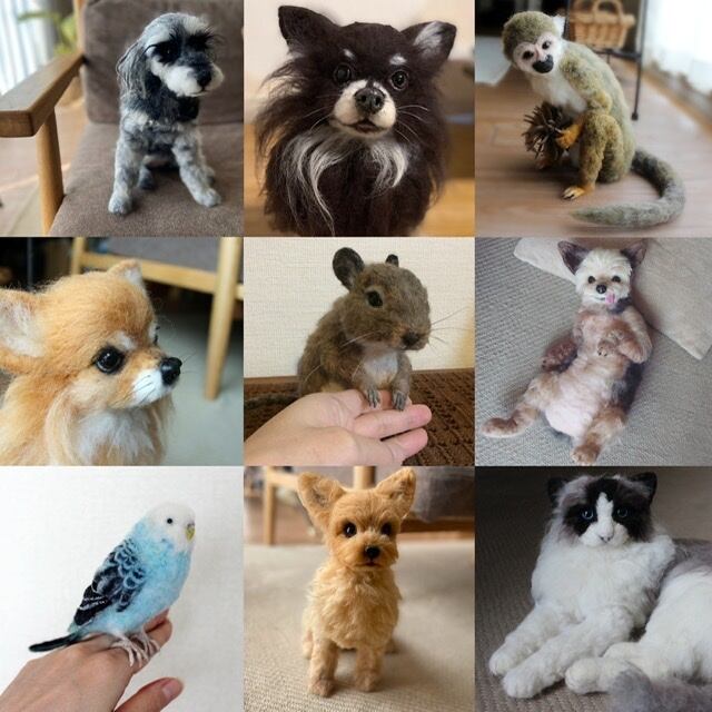 羊毛フェルト ヨークシャーテリア | Králík