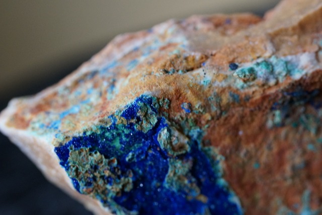 アズロマラカイト　Azurmalachite  Azurite / Malachite