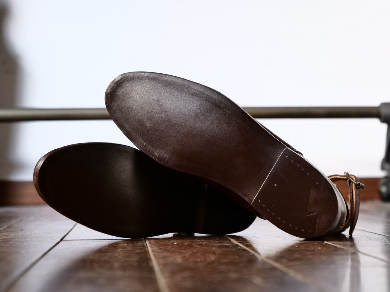 OLD STOCK】Schnieder Riding Boots /Strap Jodhpur Boots/ BRACKEN