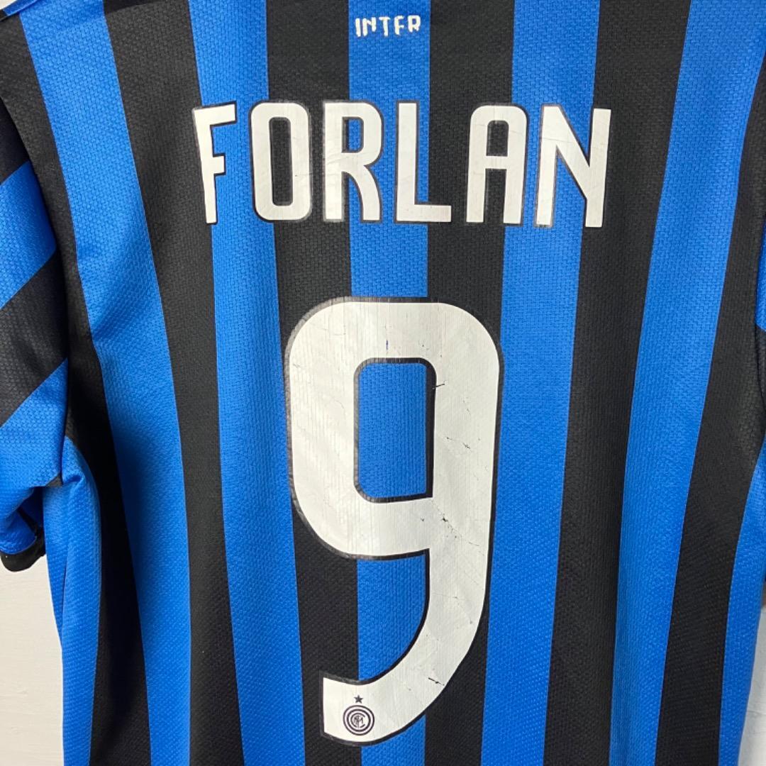 フォルラン インテル 襟付き ユニフォーム ゲームシャツ サッカー