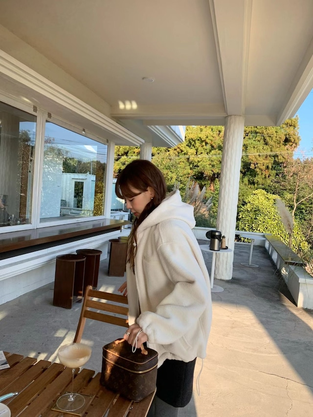 (予約) LIFFEY / Fog fleece hood jumper 3color