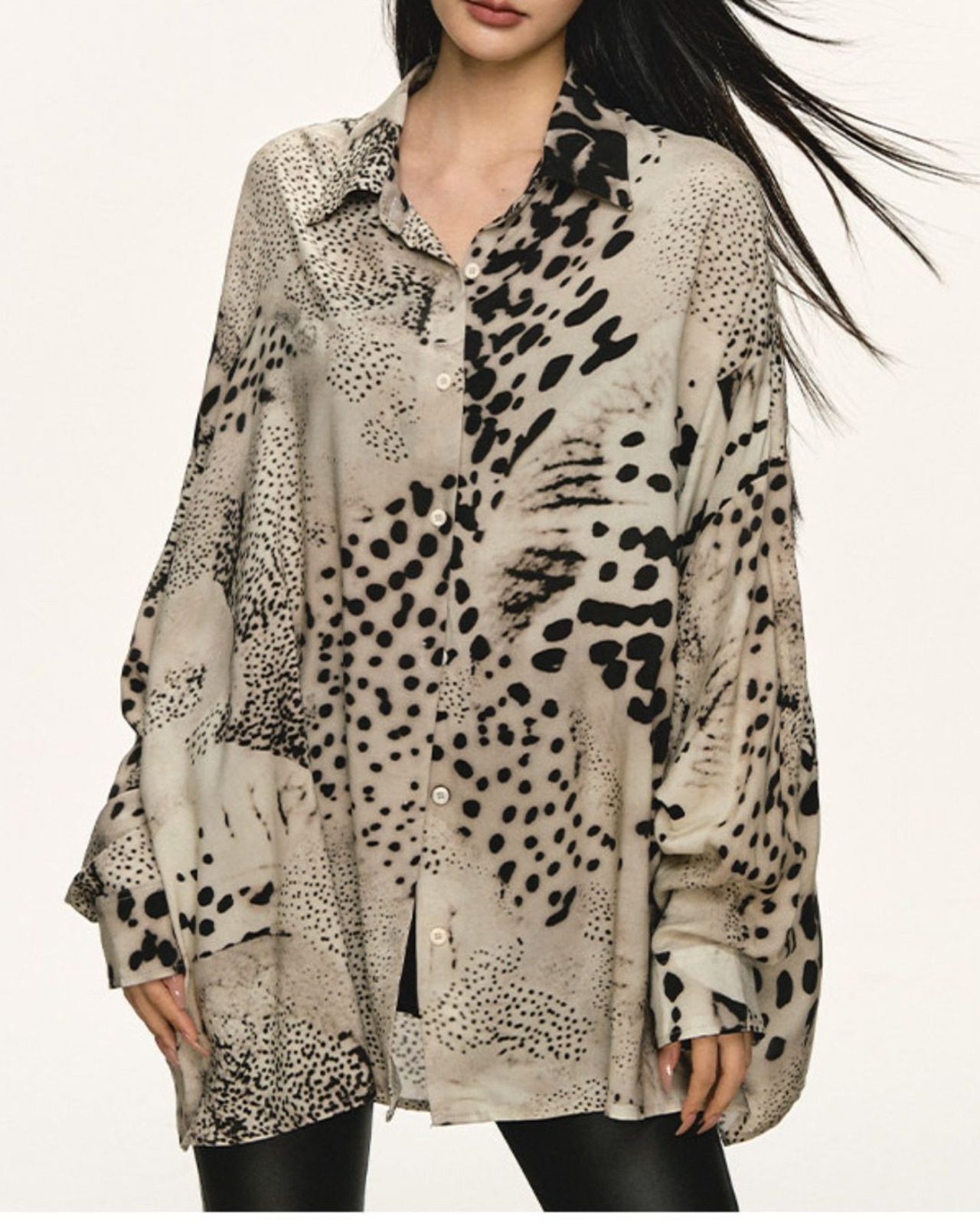 レオパードルーズシャツ A0812 - 5